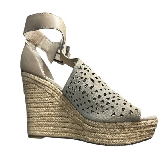 Marc Fisher Natural Wedge Shoe - Size 8 - Worn Once - Excellent Condition - Picture 2 of 5